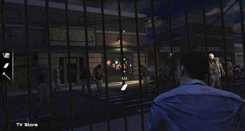 Then, try to use the remote control you found earlier on the TV Store - Chapter 6: Hey, Bud | Episode I: A New Day - Episode I: A New Day - The Walking Dead Game Guide