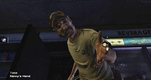 Unfortunately, Larry will hit you, leaving you to die - Chapter 7: Two Enter, One Leaves | Episode I: A New Day - Episode I: A New Day - The Walking Dead Game Guide