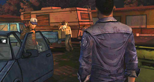 Its almost the end of the first episode - Chapter 7: Two Enter, One Leaves | Episode I: A New Day - Episode I: A New Day - The Walking Dead Game Guide