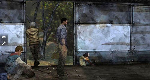 If you try to talk to anyone, you will tell everyone that youre going to make Kenny stop the train - Chapter 5: Handle It - Duck gets worse and worse | Episode III: Long Road Ahead - Episode III: Long Road Ahead - The Walking Dead Game Guide