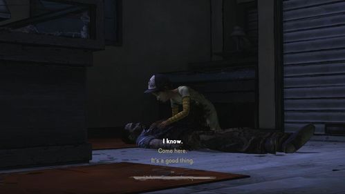 Lee wakes up inside the shop, where was somehow dragged by Clementine - Chapter 7: Goodbye | Episode V: No Time Left - Episode V: No Time Left - The Walking Dead Game Guide