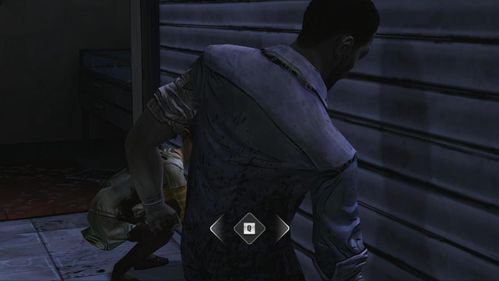 After that both of them try to open the door (you can keep pressing the key shown on the screen or ignore it - the result is the same) - Chapter 7: Goodbye | Episode V: No Time Left - Episode V: No Time Left - The Walking Dead Game Guide