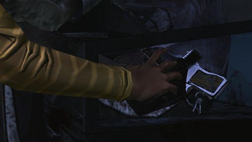 After handcuffing one of you, it is time to take a gun and key - Chapter 7: Goodbye | Episode V: No Time Left - Episode V: No Time Left - The Walking Dead Game Guide