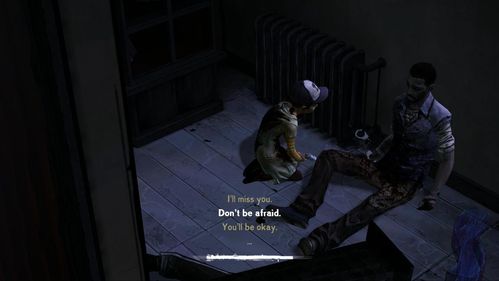 The last dialogue in the game is irrelevant for further actions - you can only cheer Clementine - Chapter 7: Goodbye | Episode V: No Time Left - Episode V: No Time Left - The Walking Dead Game Guide