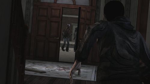 The reason is simple - a front door is open - Chapter 2: Siege | Episode V: No Time Left - Episode V: No Time Left - The Walking Dead Game Guide