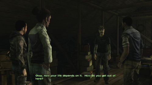 The conversation again goes to the subject of getting out of the attic and Kenny will ask a clear question - Chapter 3: Trapped | Episode V: No Time Left - Episode V: No Time Left - The Walking Dead Game Guide