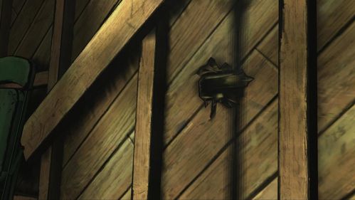 A result of both actions is the same - a hole appears on the wall and Kenny says that you can break through it - Chapter 3: Trapped | Episode V: No Time Left - Episode V: No Time Left - The Walking Dead Game Guide