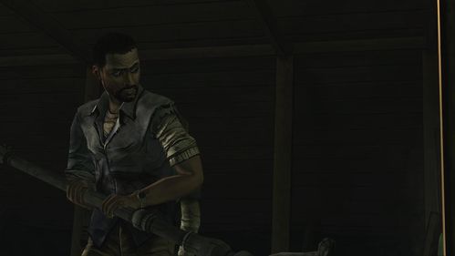 The group starts discussion, wondering what is behind the wall - Chapter 3: Trapped | Episode V: No Time Left - Episode V: No Time Left - The Walking Dead Game Guide