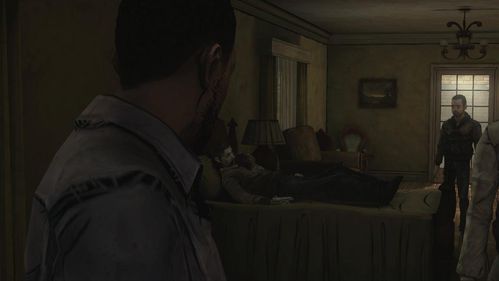 The group has managed to get out of the attic, passing through the gate in the wall to the adjacent flat - Chapter 4: The Neighbors | Episode V: No Time Left - Episode V: No Time Left - The Walking Dead Game Guide