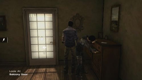 After that Kenny takes a gun from the bed and your task is to find an exit from the flat - Chapter 4: The Neighbors | Episode V: No Time Left - Episode V: No Time Left - The Walking Dead Game Guide