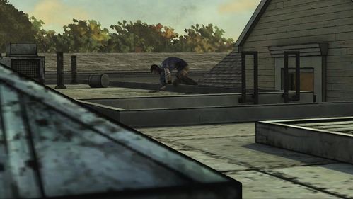 The last thing which you have to do is to cross the Balcony and get to the adjacent rooftop - Chapter 4: The Neighbors | Episode V: No Time Left - Episode V: No Time Left - The Walking Dead Game Guide