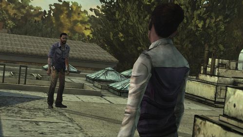In the next scene we see Lee returning to the rooftop alone - Chapter 4: The Neighbors | Episode V: No Time Left - Episode V: No Time Left - The Walking Dead Game Guide