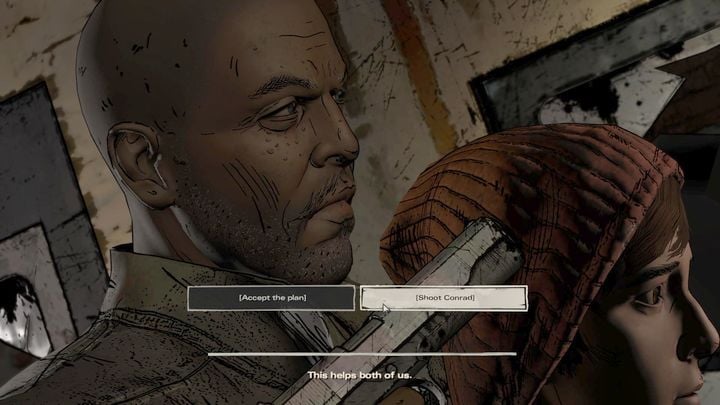 The fourth, and the most important choice of this episode takes place in the fifth chapter - The Walking Dead: A New Frontier: Important choices Ties that Bind - Part 2 - The Walking Dead: A New Frontier: Episode 2 Ties that Bind - Part 2 - The Walking Dead: The Telltale Series - A New Frontier Game Guide