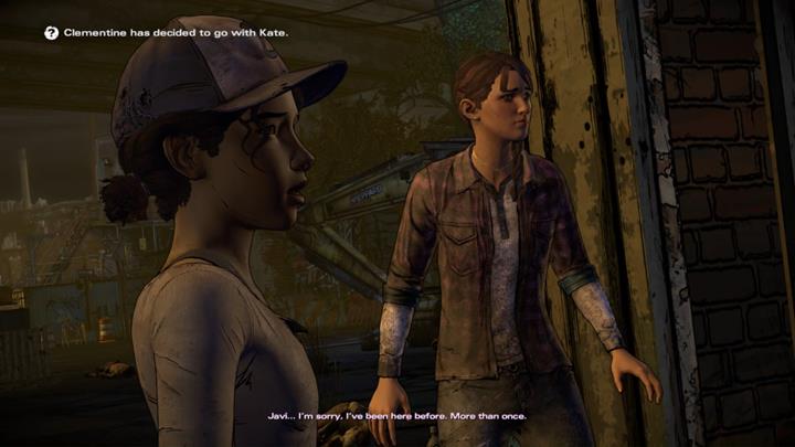 The fourth choice is a summary of your previous actions, and involves Clementine your standing with her - The Walking Dead: A New Frontier: Important choices From the Gallows - The Walking Dead: A New Frontier: Episode 5 From the Gallows - The Walking Dead: The Telltale Series - A New Frontier Game Guide
