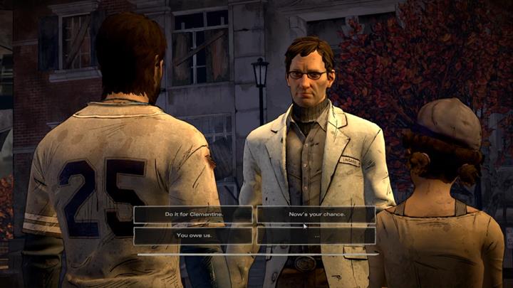 Opcja dialogowa - The Walking Dead: A New Frontier: Chapter 5 - Second Chances - The Walking Dead: A New Frontier: Episode 5 From the Gallows - The Walking Dead: The Telltale Series - A New Frontier Game Guide