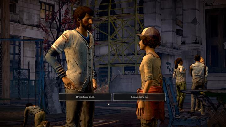 Finally, Clementine will ask for your definite input on how to handle AJ - The Walking Dead: A New Frontier: Chapter 6 - The Dawn Breaks - The Walking Dead: A New Frontier: Episode 5 From the Gallows - The Walking Dead: The Telltale Series - A New Frontier Game Guide