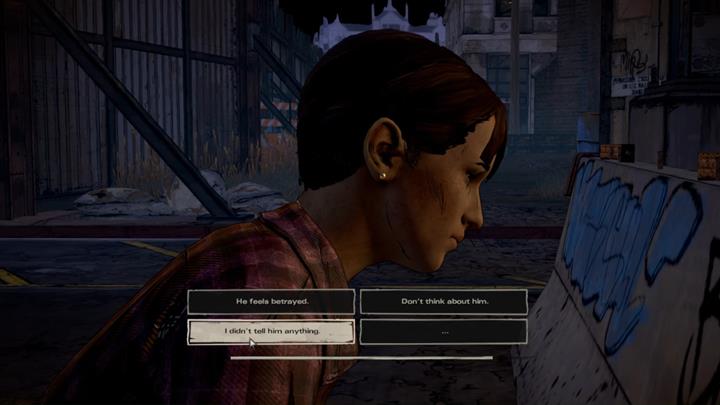 Kate and Javier are in progress of getting out of the restricted zone - The Walking Dead: A New Frontier: Chapter 2 - Across the Water - The Walking Dead: A New Frontier: Episode 4 Thicker than Water - The Walking Dead: The Telltale Series - A New Frontier Game Guide