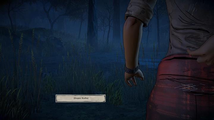 Approach the white box on the table and check for the tools needed to stitch up the wound - The Walking Dead: A New Frontier: Chapter 4 - Blood for Blood - The Walking Dead: A New Frontier: Episode 4 Thicker than Water - The Walking Dead: The Telltale Series - A New Frontier Game Guide