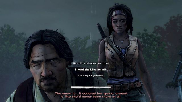 Mind your own business - Chapter 3 | Episode 2: Give No Shelter - Episode 2: Give No Shelter - The Walking Dead: Michonne Game Guide