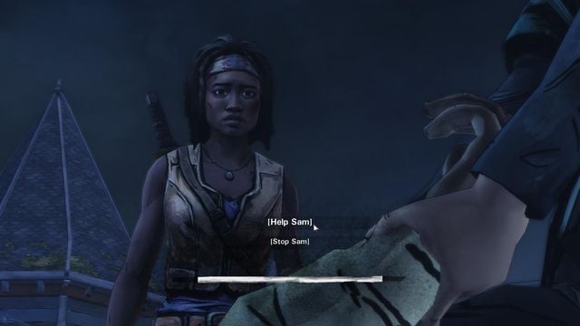 Decision #1 - Important Decisions | Episode 3: What We Deserve - Episode 3: What We Deserve - The Walking Dead: Michonne Game Guide