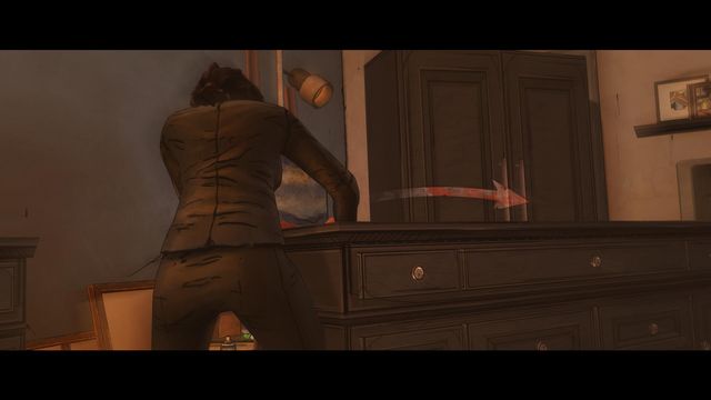 The next task is to run away from a burning house - Chapter 4 | Episode 3: What We Deserve - Episode 3: What We Deserve - The Walking Dead: Michonne Game Guide