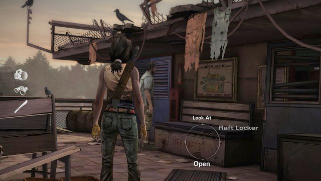 Upon entering the upper deck, you will have to open the door - Chapter 4 | Episode 1: In Too Deep - Episode 1: In Too Deep - The Walking Dead: Michonne Game Guide