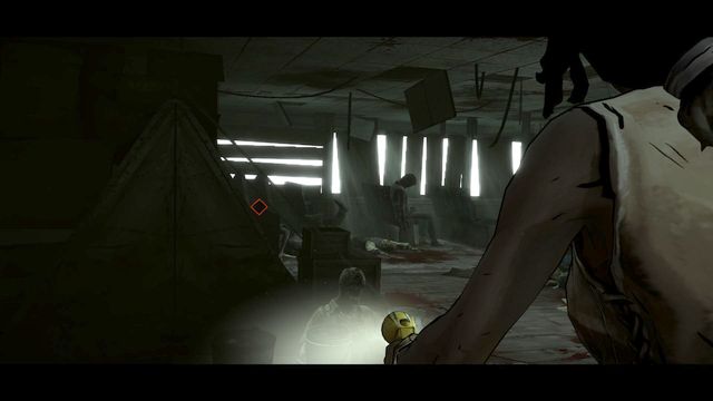 Jump inside through the window and use your flashlight to light up your way - Chapter 4 | Episode 1: In Too Deep - Episode 1: In Too Deep - The Walking Dead: Michonne Game Guide