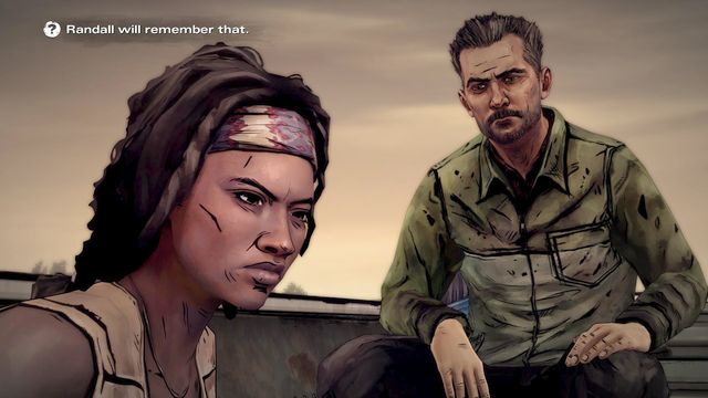 After both you and Pete are captured, talk to Randall - Chapter 5 | Episode 1: In Too Deep - Episode 1: In Too Deep - The Walking Dead: Michonne Game Guide