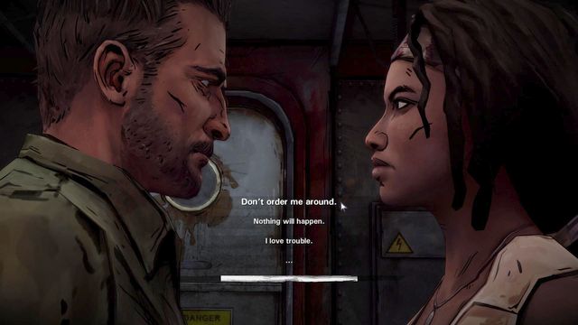 Dont order me around - Chapter 5 | Episode 1: In Too Deep - Episode 1: In Too Deep - The Walking Dead: Michonne Game Guide