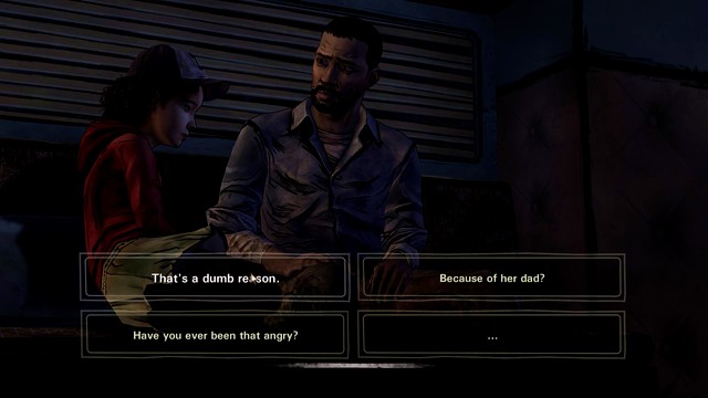 Our former protector, Lee. - The Walking Dead Season Two: Chapter 8 - Fade Out - The Walking Dead Season Two: Episode 5 No Going Back - The Walking Dead: Season Two Game Guide