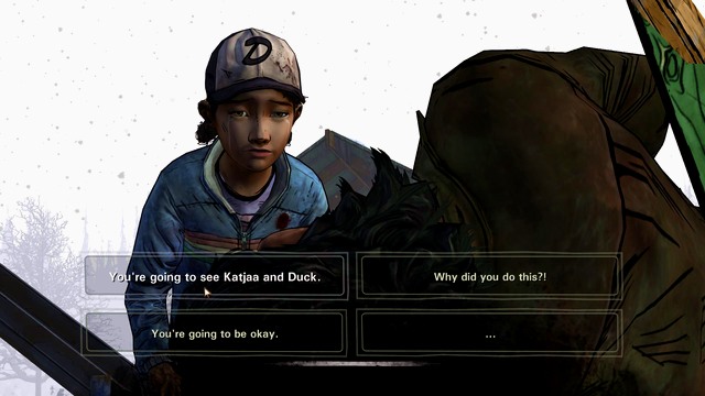 Dying Kenny - The Walking Dead Season Two: Chapter 9 - Cold and Alone - Jane - The Walking Dead Season Two: Episode 5 No Going Back - The Walking Dead: Season Two Game Guide