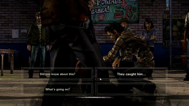 Caught red-handed - The Walking Dead Season Two: Chapter 10 - Blind Eye - The Walking Dead Season Two: Episode 3 In Harms Way - The Walking Dead: Season Two Game Guide