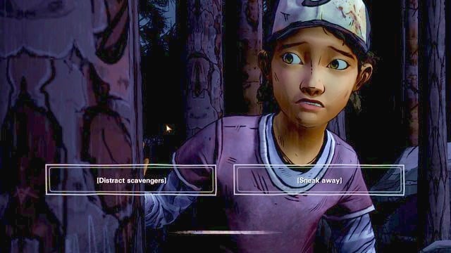 The first choice - The Walking Dead Season Two: Important choices All That Remains - The Walking Dead Season Two: Episode 1 All That Remains - The Walking Dead: Season Two Game Guide