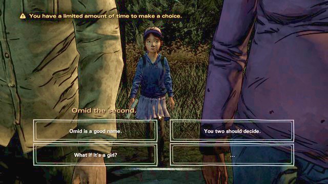 The first conversation - The Walking Dead Season Two: Chapter 1 - Old Friends - The Walking Dead Season Two: Episode 1 All That Remains - The Walking Dead: Season Two Game Guide