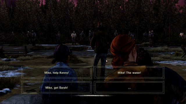 Zombie attack - The Walking Dead Season Two: Chapter 7 - Labor - The Walking Dead Season Two: Episode 4 Amid the Ruins - The Walking Dead: Season Two Game Guide