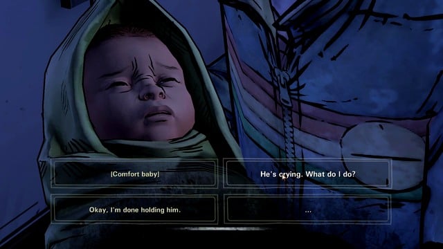 Rebeccas child - The Walking Dead Season Two: Chapter 9 - Family Plans - The Walking Dead Season Two: Episode 4 Amid the Ruins - The Walking Dead: Season Two Game Guide