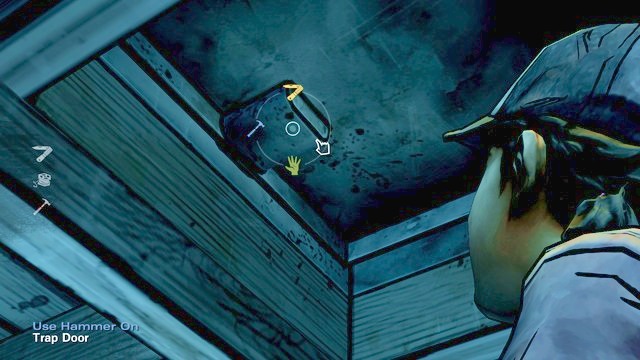 The knife will be perfect for this - The Walking Dead Season Two: Chapter 8 - Getting Supplies - The Walking Dead Season Two: Episode 1 All That Remains - The Walking Dead: Season Two Game Guide