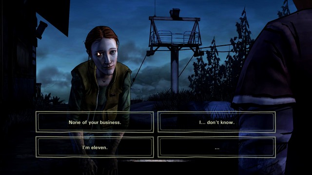 During the round we will meet Kenny and Walt with a stranger (Bonnie), whom Walter will want to invite home - The Walking Dead Season Two: Chapter 10 - Helping a Stranger - The Walking Dead Season Two: Episode 2 A House Divided - The Walking Dead: Season Two Game Guide