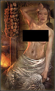 She wanders around between the hospital (M8 - Important Characters in Chapter II | Walkthrough - Chapter II - The Witcher Game Guide & Walkthrough