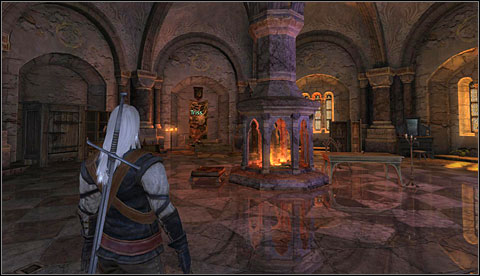 While you were meditating, Triss was moved to her room - Kaer Morhen Interior, 1st Floor | Walkthrough - Prologue - The Witcher Game Guide & Walkthrough