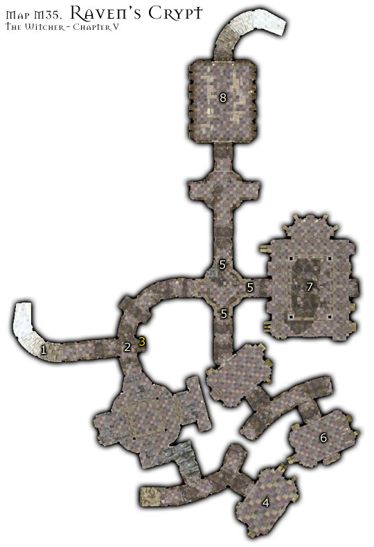 1 - Map M35 - Ravens Crypt | Walkthrough - Maps | Chapter V - The Witcher Game Guide & Walkthrough