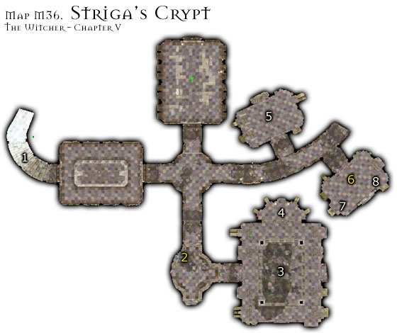 1 - Map M36 - Strigas Crypt | Walkthrough - Maps | Chapter V - The Witcher Game Guide & Walkthrough