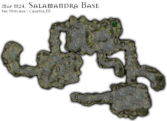 1 - Map M24 - Salamandra Base | Walkthrough - Maps | Chapter III - The Witcher Game Guide & Walkthrough