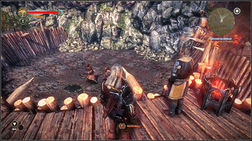 After burning all the bodies report to Proximo (M25, 4), who will give you the prize for getting rid of the monsters - The Rotfiend Contract - Side missions - The Witcher 2 Assassins of Kings Guide