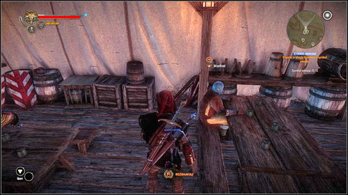 The mission will automatically start after you go to the canteen (M25, 3) after beginning Conspiracy Theory - The Butcher of Cidaris - Main missions - The Witcher 2 Assassins of Kings Guide