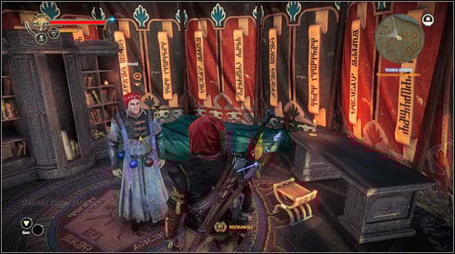 Right after leaving Henselts tent after talking with him for the first time, you will be asked by the mage to come into his tent - Conspiracy Theory - Main missions - The Witcher 2 Assassins of Kings Guide