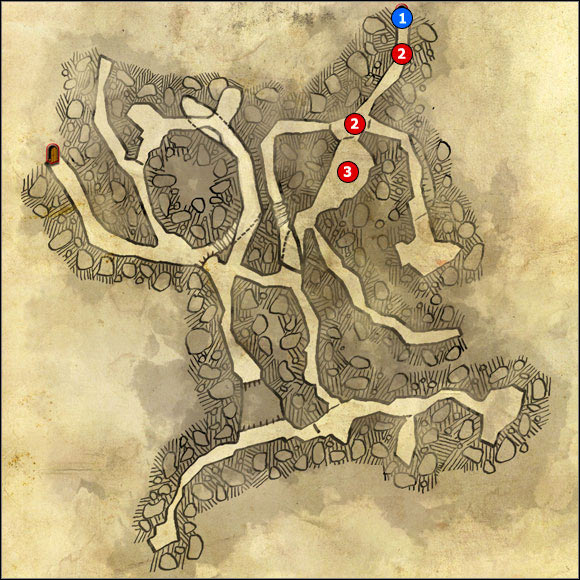 1 - M21 Cave below the camp; M22 Secret tunnel - Maps - The Witcher 2 Assassins of Kings Guide