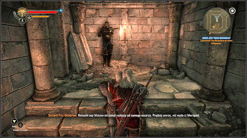 If you are following Iorweths path and choose to save Triss in the dungeons, you will take the ambassador hostage - Where is Triss Merigold? | Common main missions - Main missions - Common - The Witcher 2 Assassins of Kings Guide