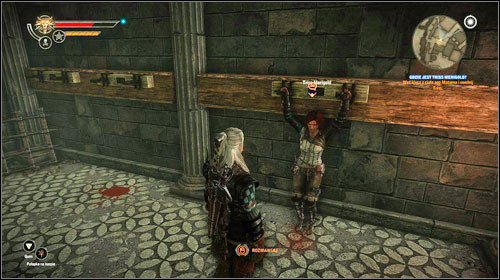 Once you defeat him, take the Nilfgaardian camp key and Triss prison key - Where is Triss Merigold? | Common main missions - Main missions - Common - The Witcher 2 Assassins of Kings Guide