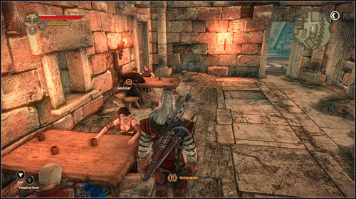 Inside the Kaedweni camp you will find a few people eager to play dice poker, however before you can play with others, you must first defeat two elves: Fily and Aylaya - Poker Face: Loc Muinne | Common side missions - Side missions - Common - The Witcher 2 Assassins of Kings Guide